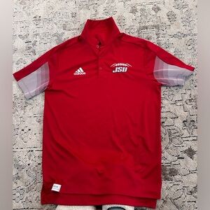 Adidas Red JSU Men's Polo Shirt